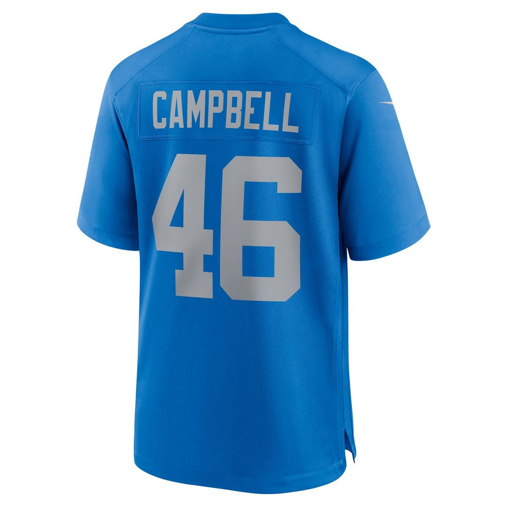 Detroit Lions Jack Campbell Nike Alternate Game Jersey - Blue