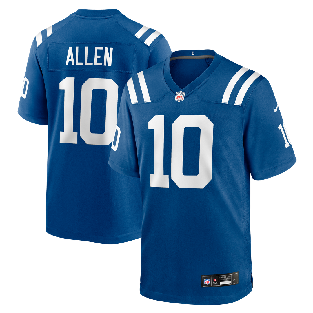 Indianapolis Colts Keenan Allen Nike Team Game Jersey - Royal