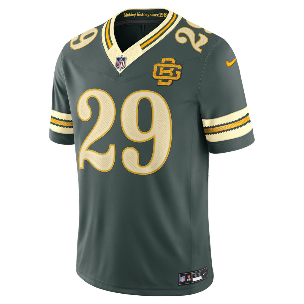 Green Bay Packers Xavier McKinney Nike 2026 Rivalries Collection Stitched Limited Jersey - Green
