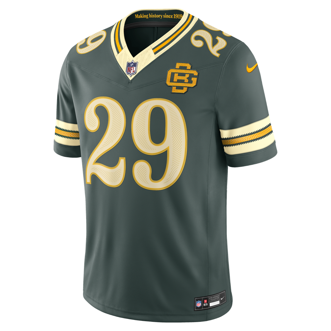 Green Bay Packers Xavier McKinney Nike 2026 Rivalries Collection Stitched Limited Jersey - Green