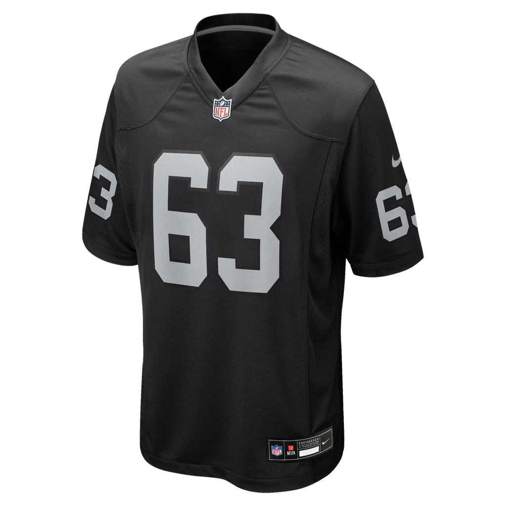 Las Vegas Raiders Gene Upshaw Nike Game Retired Player Jersey - Black