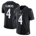 Baltimore Ravens Zay Flowers Nike Alternate Alternate Vapor F.U.S.E. Stitched Limited Jersey - Black