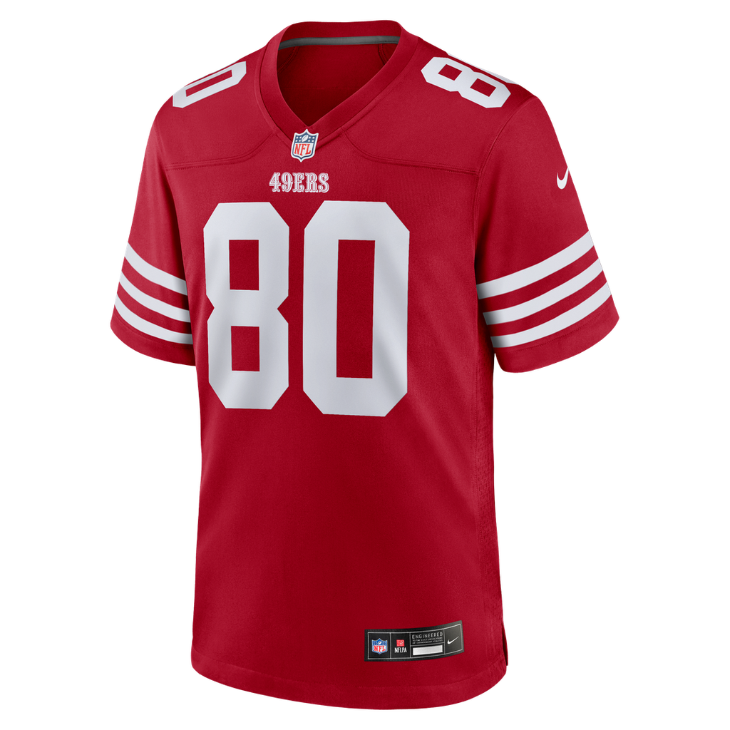San Francisco 49ers Jerry Rice Nike Retired Game Player Jersey - Scarlet