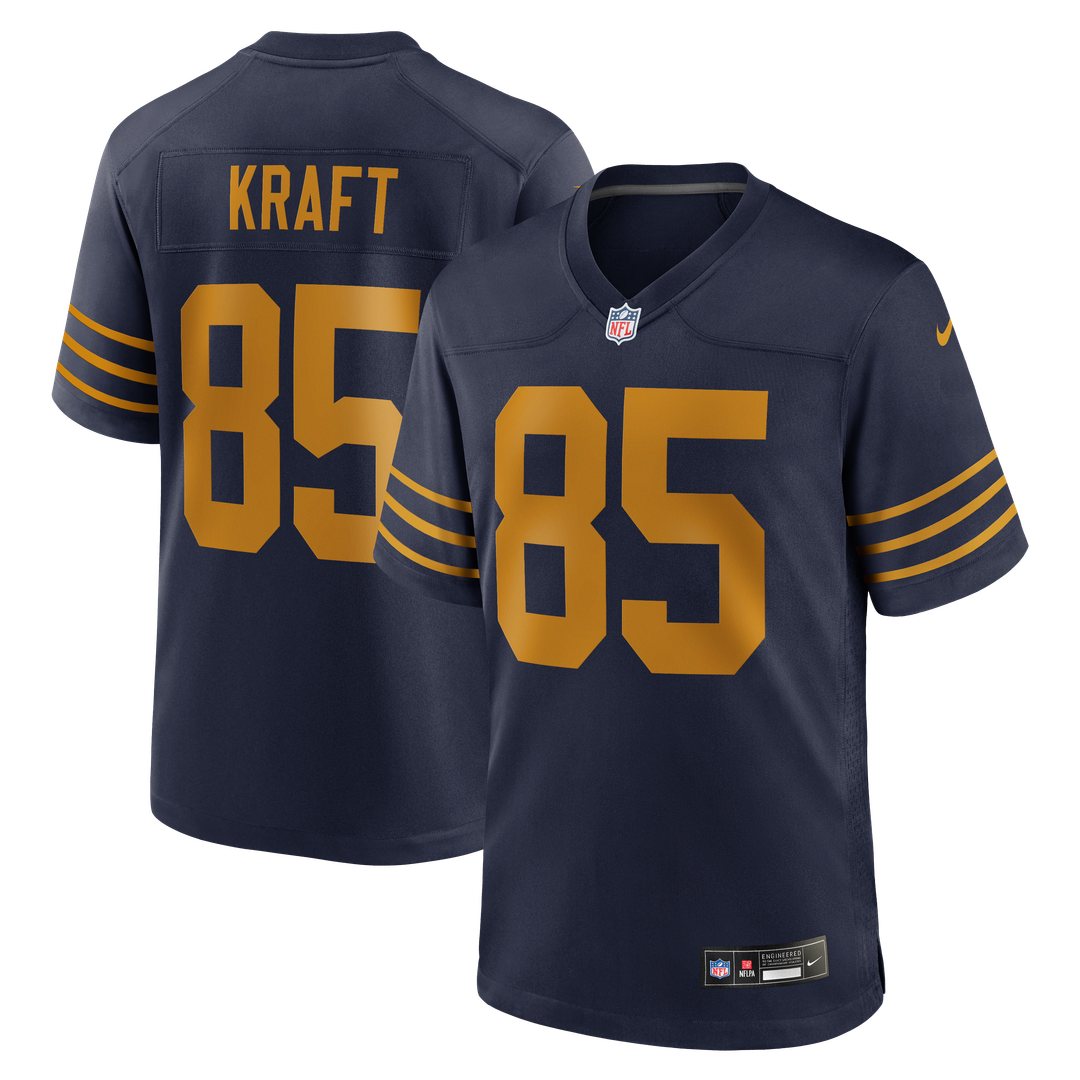 Green Bay Packers Tucker Kraft Nike Alternate Game Jersey - Navy
