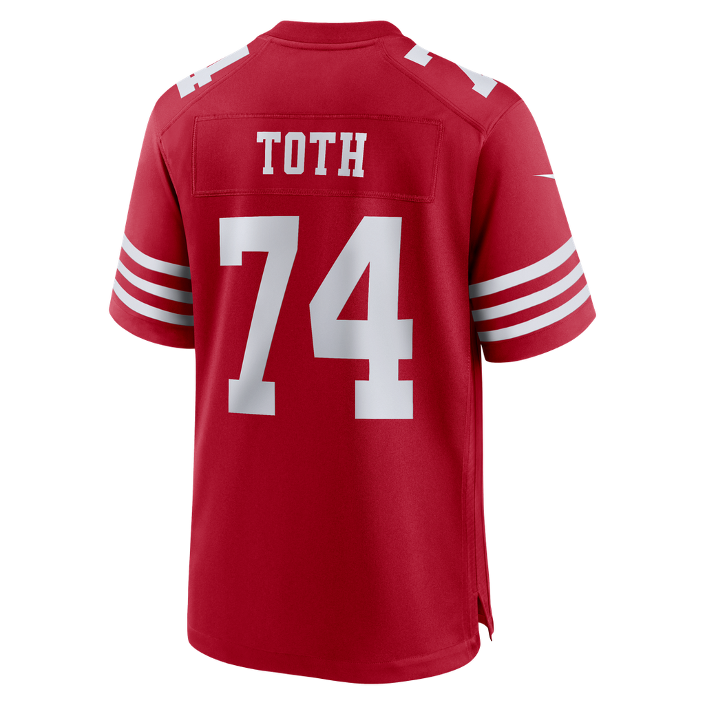 San Francisco 49ers Brett Toth Nike Team Game Jersey - Scarlet