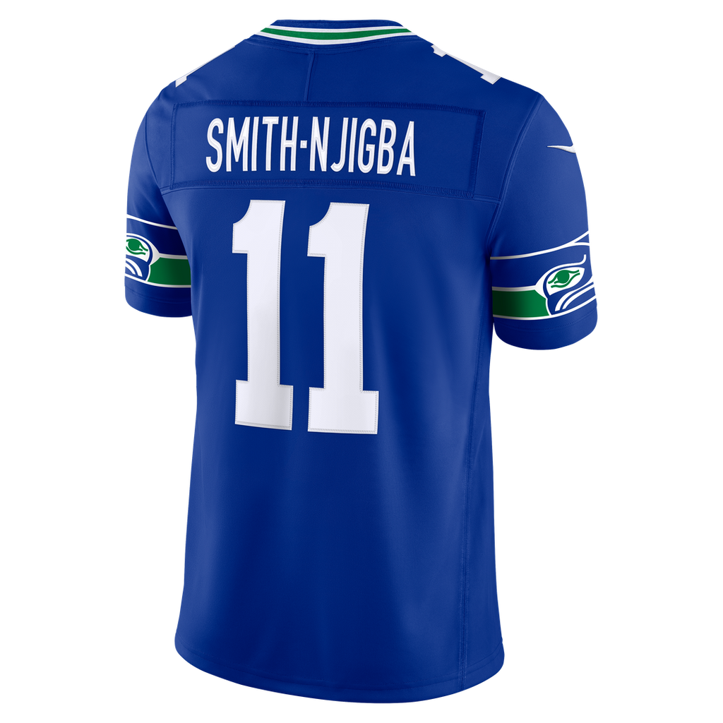 Seattle Seahawks Jaxon Smith-Njigba Nike Vapor F.U.S.E. Stitched Limited Jersey - White