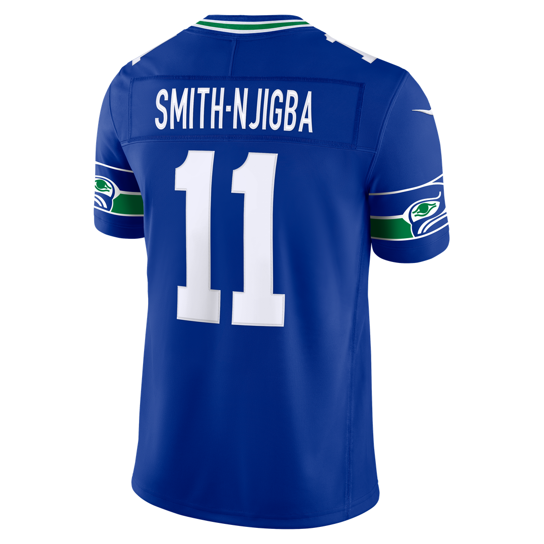 Seattle Seahawks Jaxon Smith-Njigba Nike Vapor F.U.S.E. Stitched Limited Jersey - White