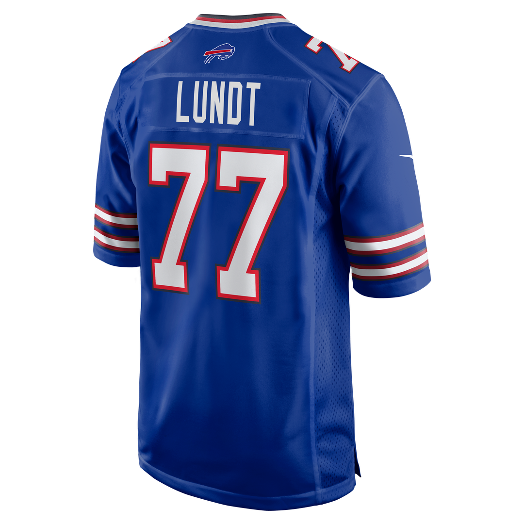 Buffalo Bills Chase Lundt Nike Team Game Jersey - Royal