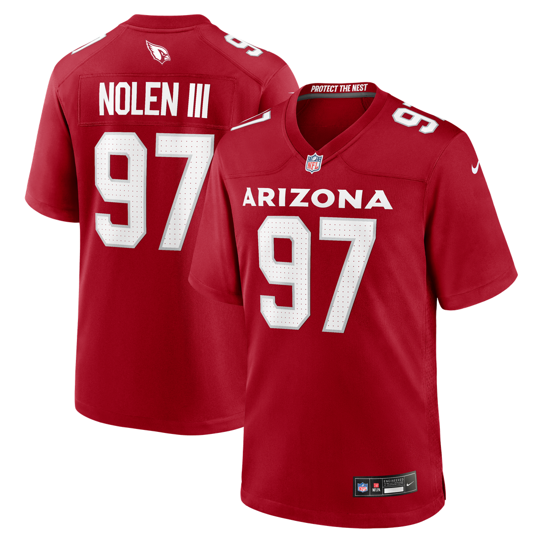Arizona Cardinals Walter Nolen Nike Game Player Jersey - Cardinal