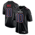 New England Patriots Drake Maye Nike Game Jersey - Carbon Black