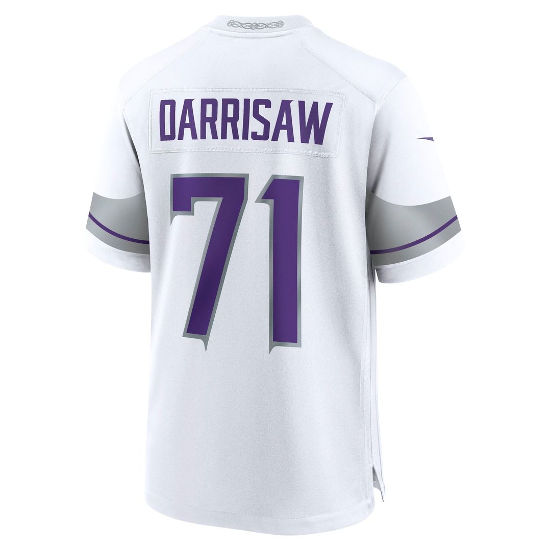 Minnesota Vikings Christian Darrisaw Nike Alternate Game Jersey - White