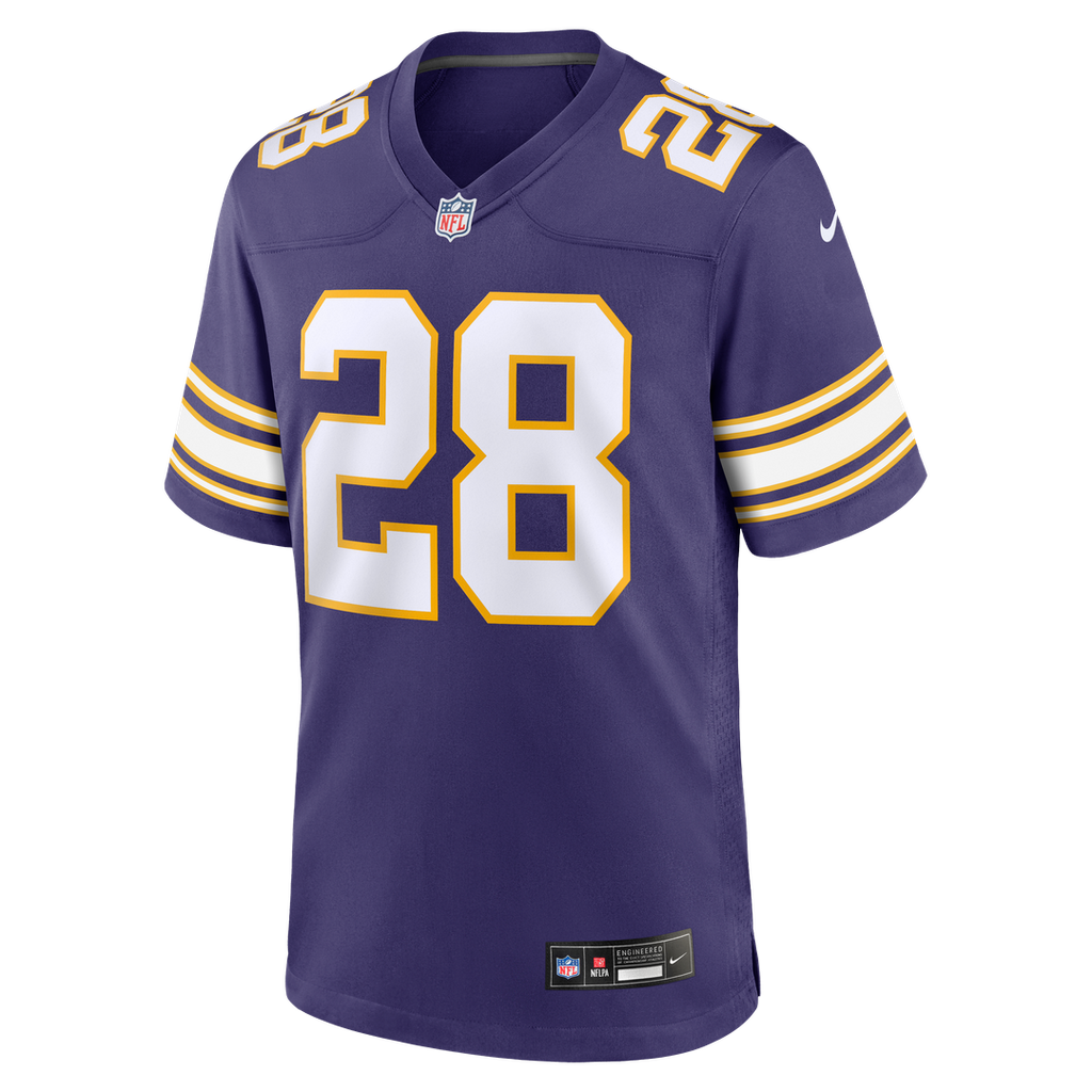 Minnesota Vikings Adrian Peterson Nike Alternate 2 Classic Retired Game Jersey - Purple