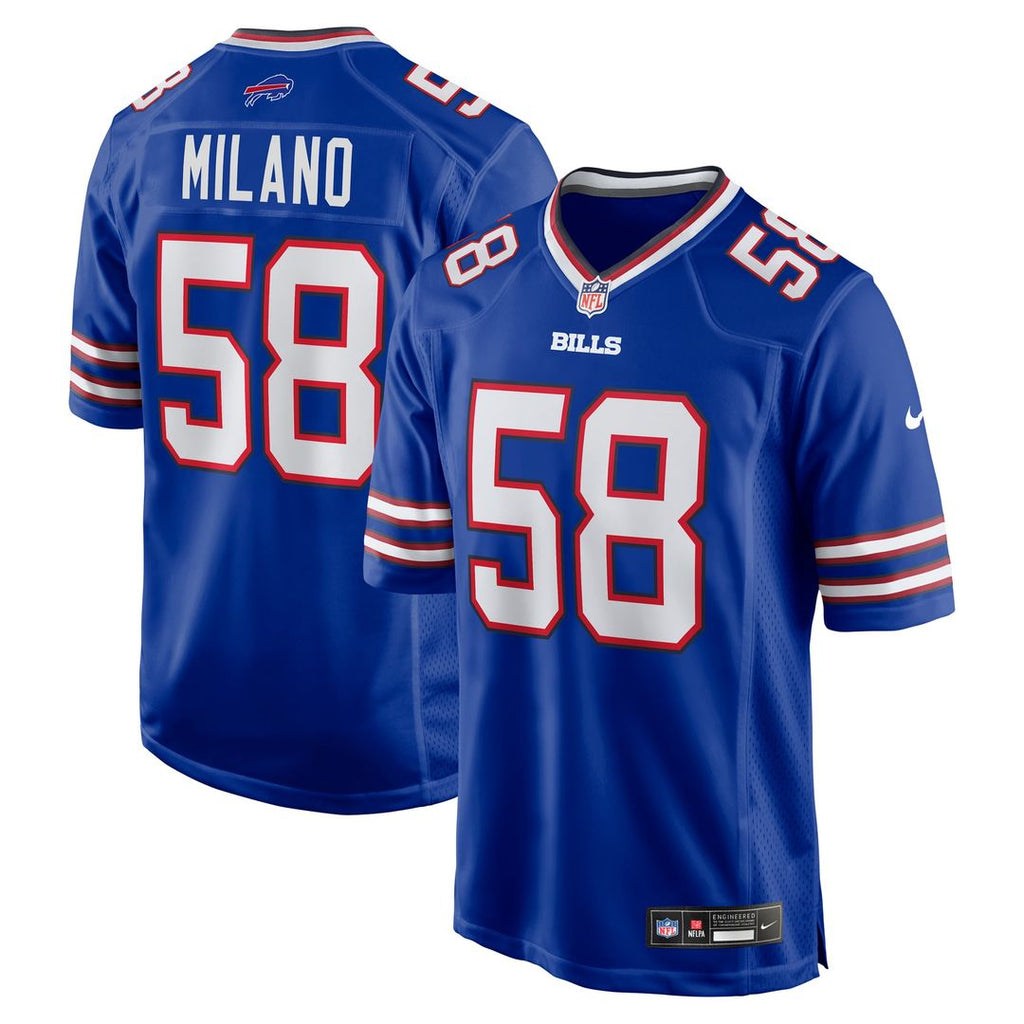 Buffalo Bills Matt Milano Nike Alternate Game Jersey - Red