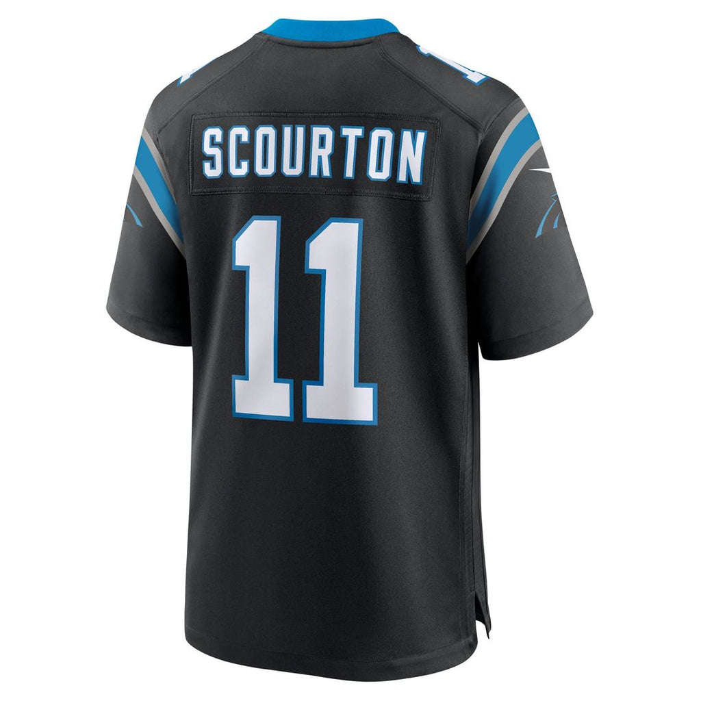 Carolina Panthers Nic Scourton Nike Team Game Jersey - Black