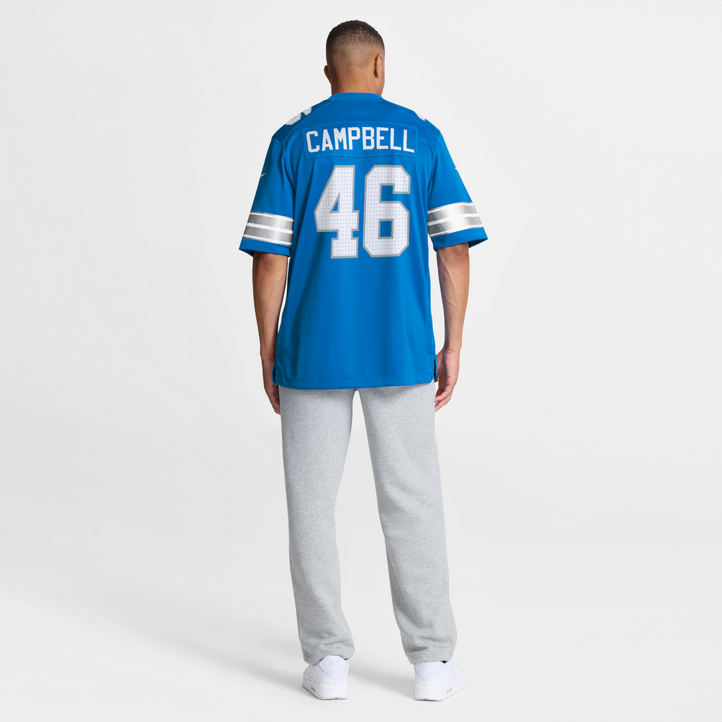 Detroit Lions Jack Campbell Nike Game Jersey - Blue