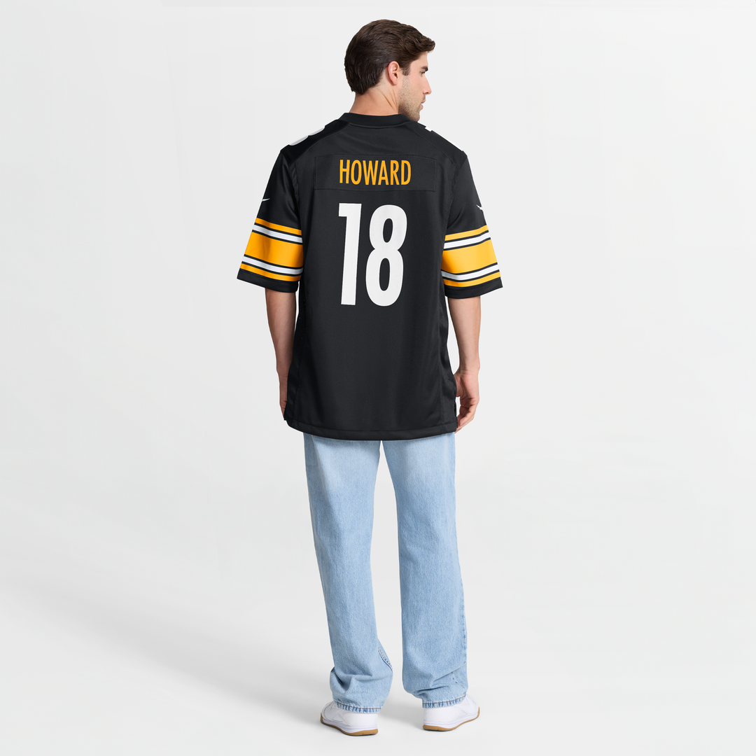 Pittsburgh Steelers Will Howard Nike Team Game Jersey - Black