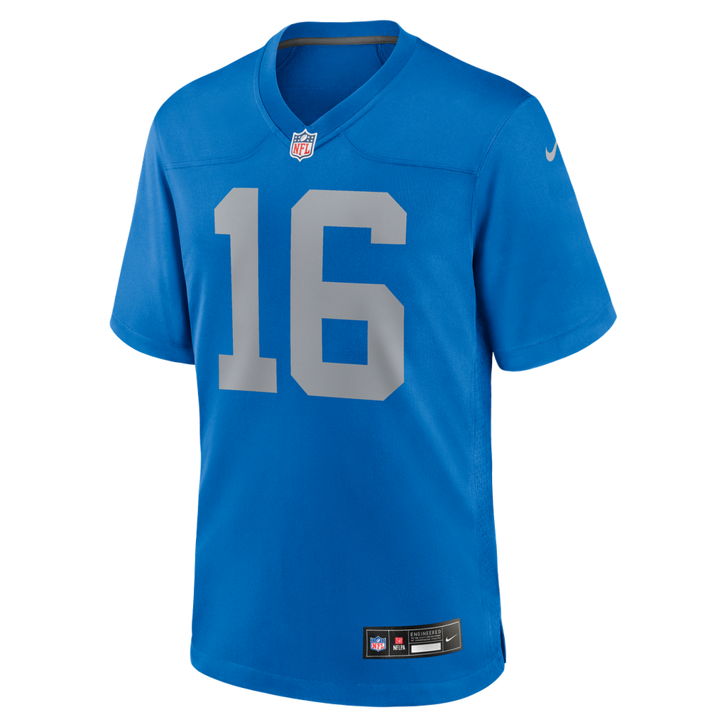 Detroit Lions Jared Goff Nike Alternate Game Jersey - Blue