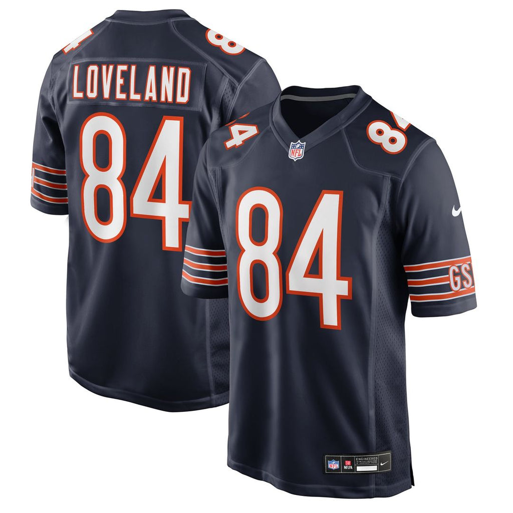 Chicago Bears Colston Loveland Nike Team Game Jersey - Navy