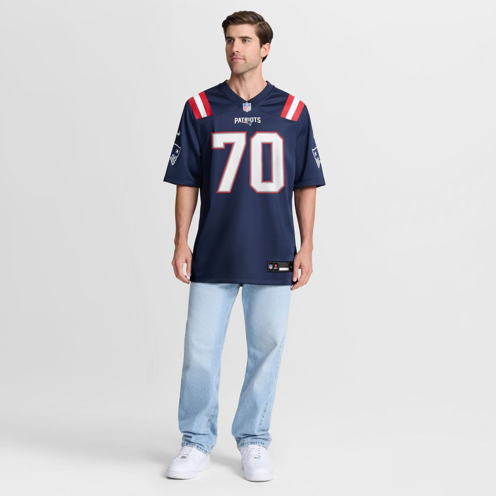 New England Patriots Greg Van Roten Nike Team Game Jersey - Navy