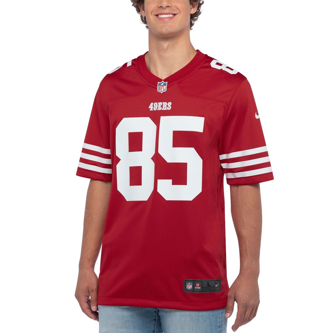 San Francisco 49ers George Kittle Nike Player Game Jersey - White