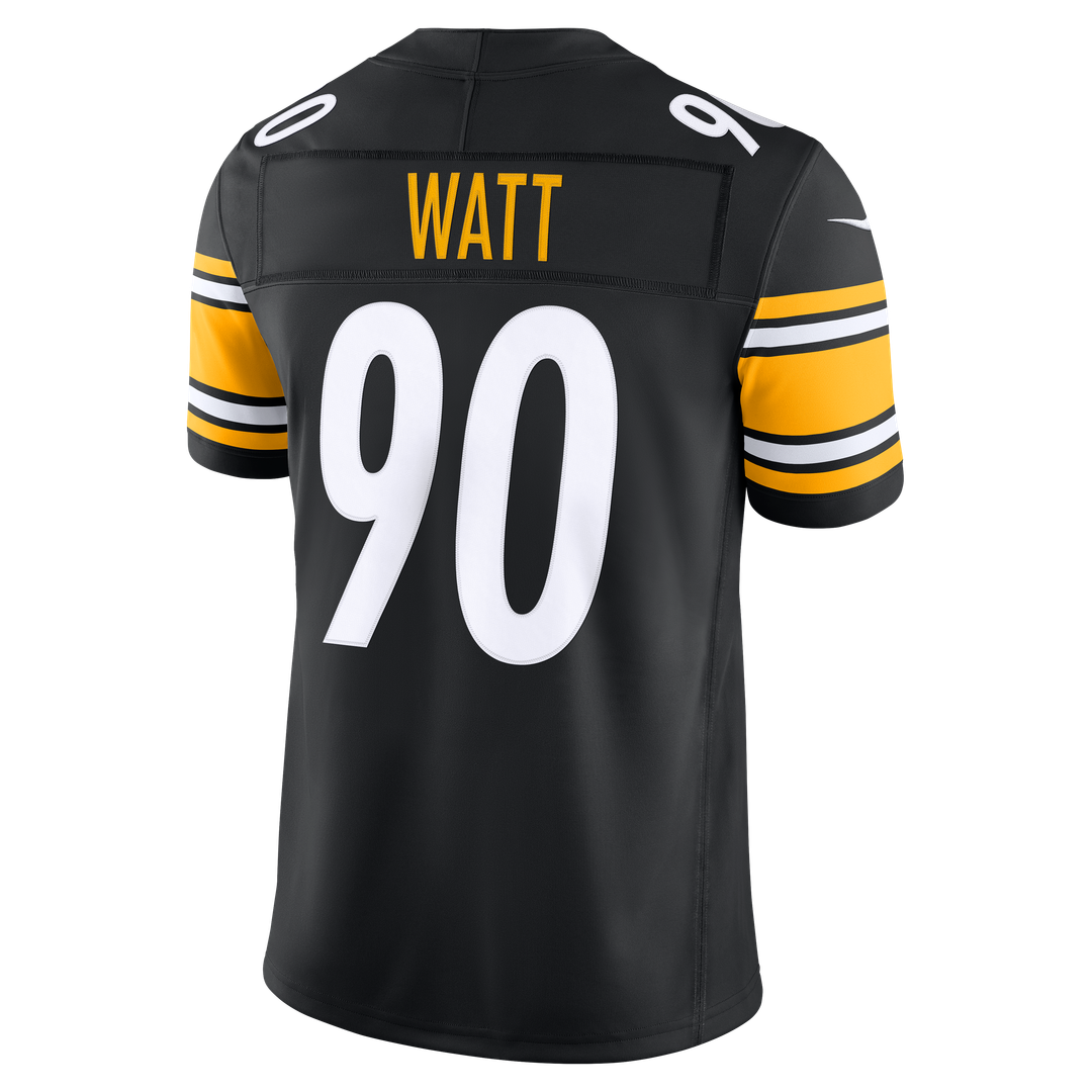 Pittsburgh Steelers T.J. Watt Nike Alternate Vapor F.U.S.E. Stitched Limited Jersey - Gold