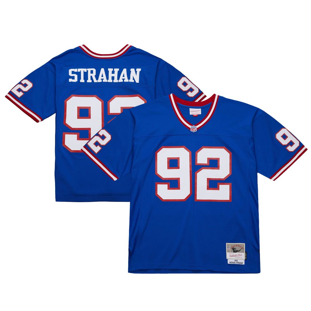 New York Giants Michael Strahan Mitchell & Ness 1993 Legacy Replica Jersey - Royal