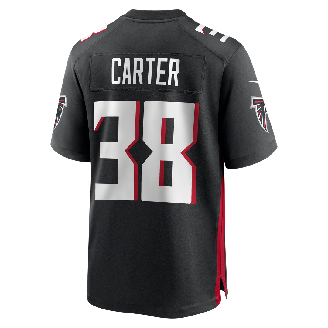 Atlanta Falcons Nathan Carter Nike Team Game Jersey - Black