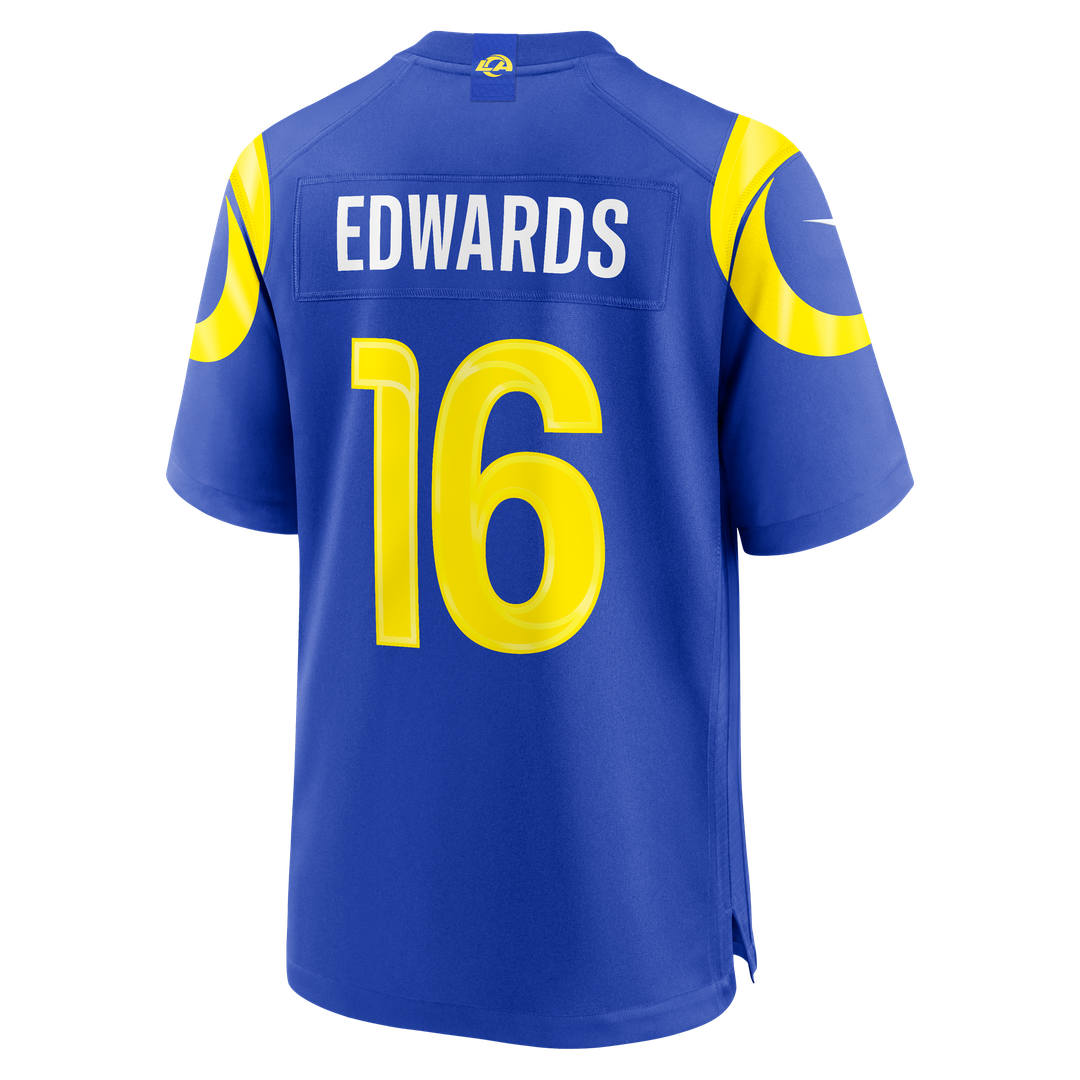 Los Angeles Rams Tru Edwards Nike Team Game Jersey - Royal