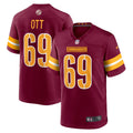 Washington Commanders Tyler Ott Nike Game Jersey - Burgundy