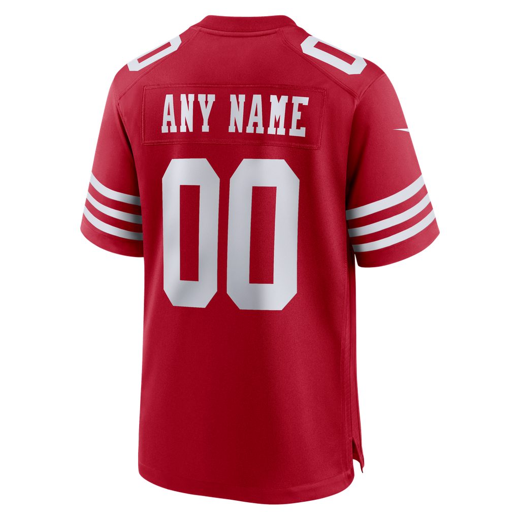 San Francisco 49ers Nike Custom Jersey - Scarlet