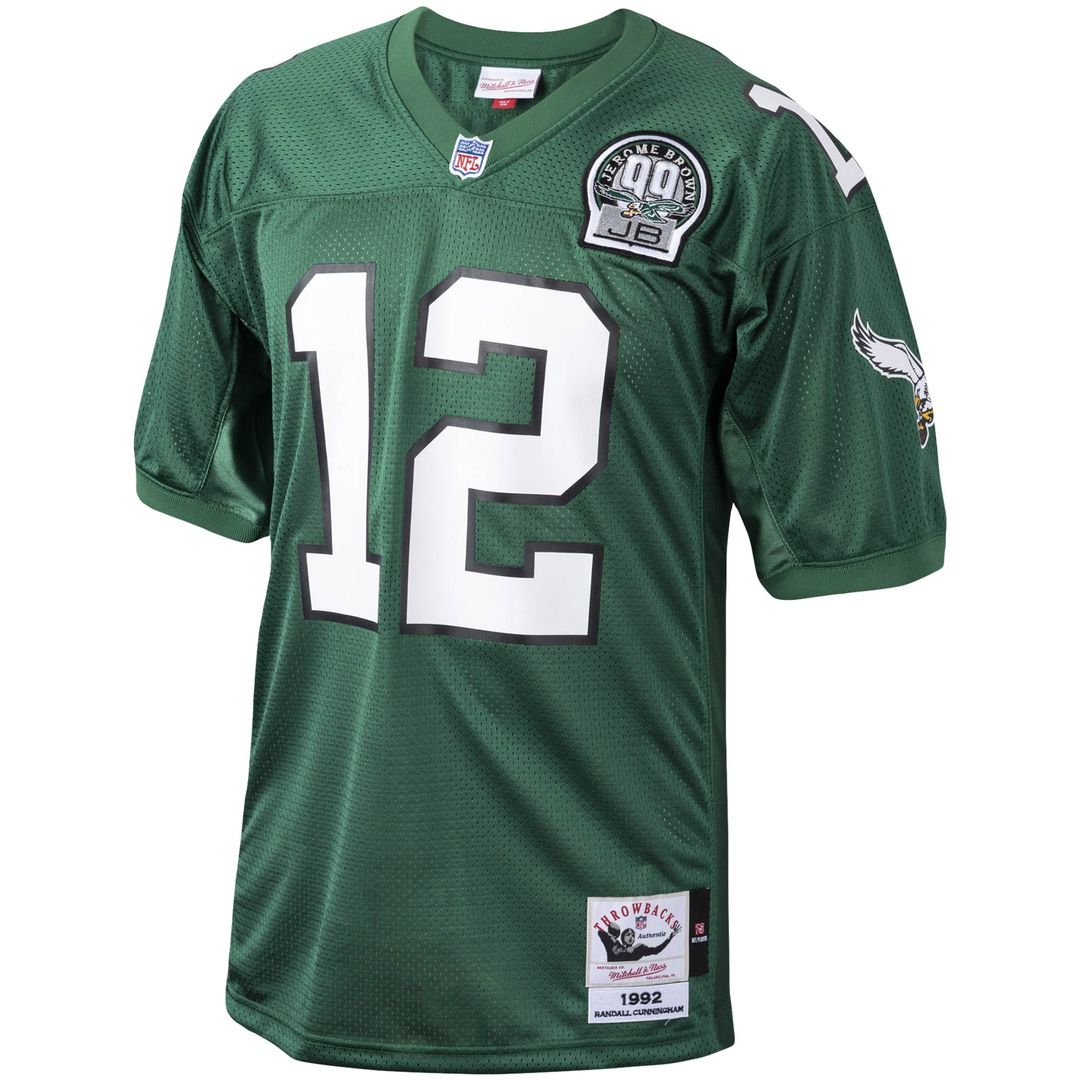 Philadelphia Eagles 1992 Randall Cunningham Mitchell & Ness Authentic Throwback Retired Player Jersey - Green