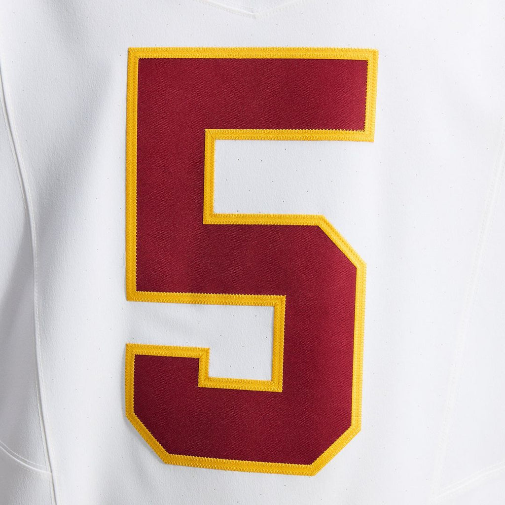 Washington Commanders Jayden Daniels Nike Alternate 2 Super Bowl Era Vapor F.U.S.E. Elite Jersey - White