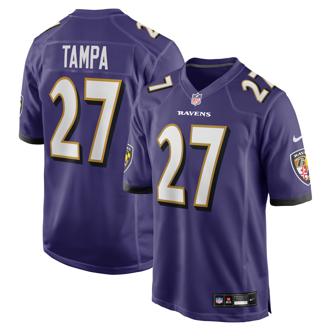 Baltimore Ravens T.J. Tampa Nike Team Game Jersey - Purple