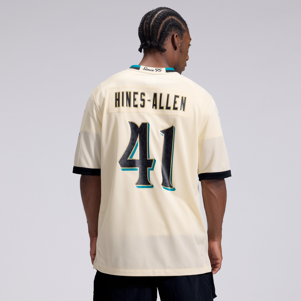 Jacksonville Jaguars Josh Hines-Allen Nike 2026 Rivalries Collection Game Jersey - Natural