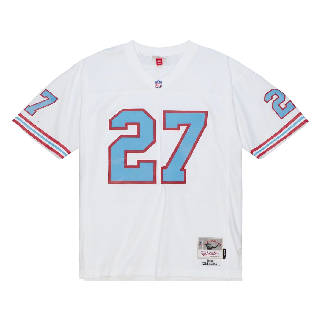 Tennessee Oilers Eddie George Mitchell & Ness Legacy Replica Jersey - White