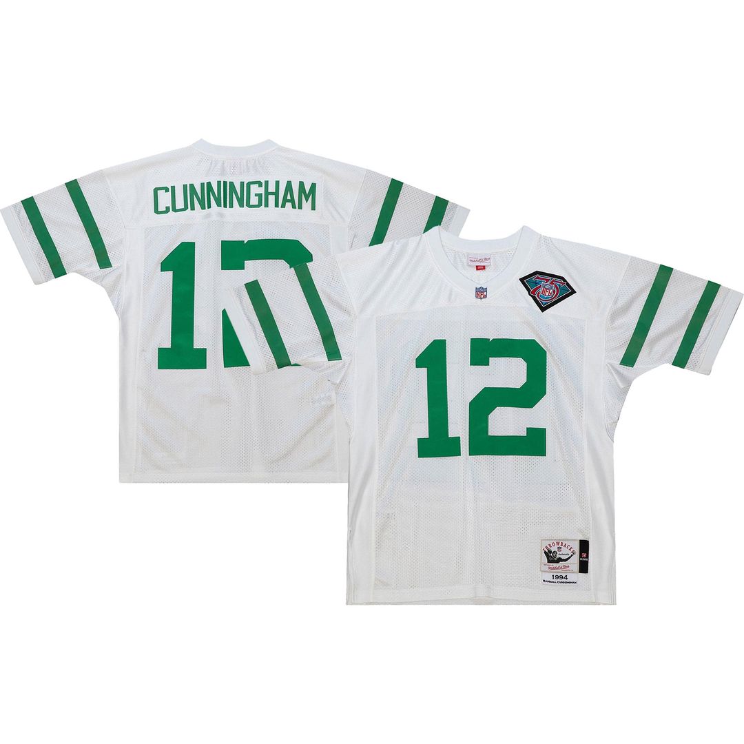 Philadelphia Eagles 1994 Randall Cunningham Mitchell & Ness Authentic Throwback Retired Player Jersey - White