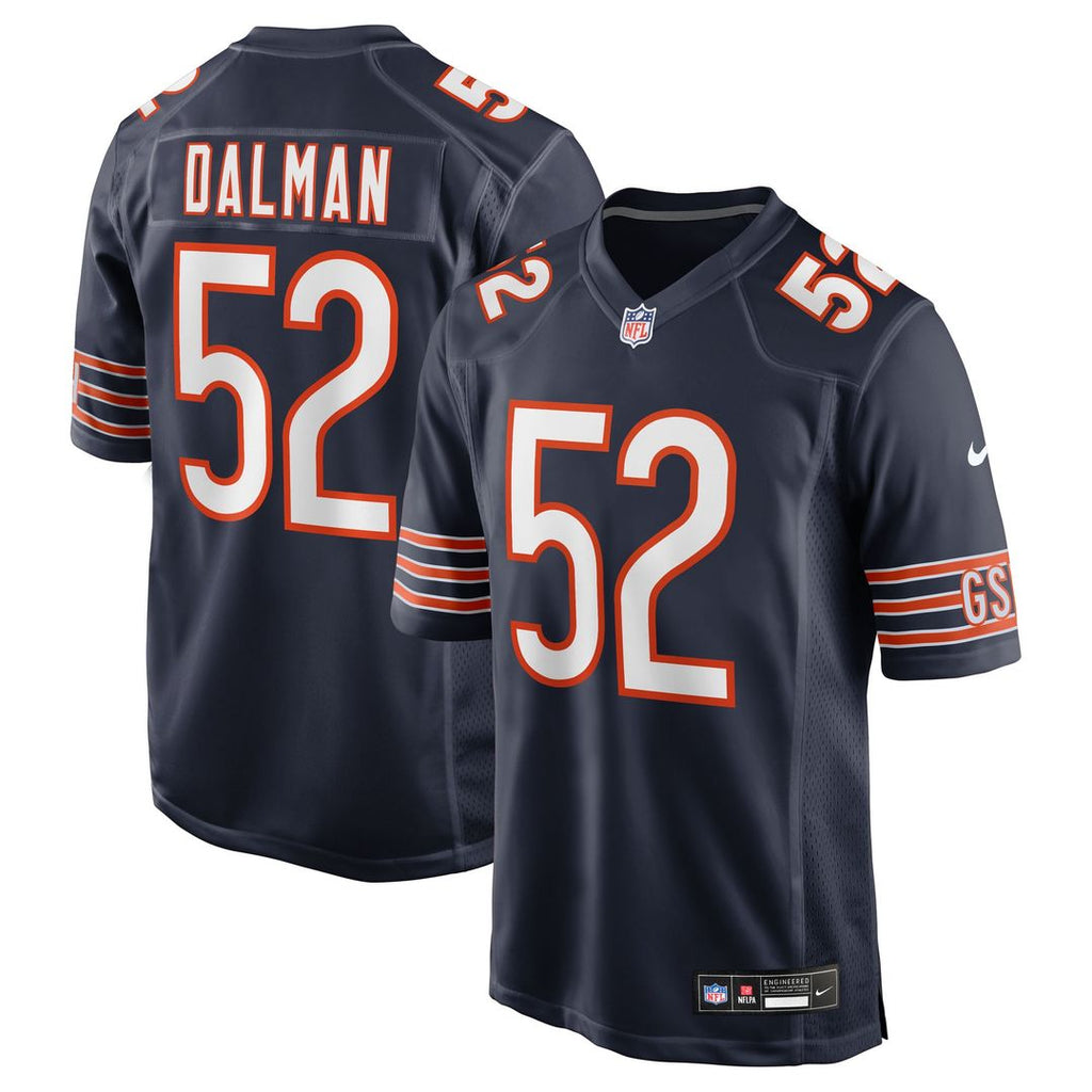 Chicago Bears Drew Dalman Nike Team Game Jersey - Navy