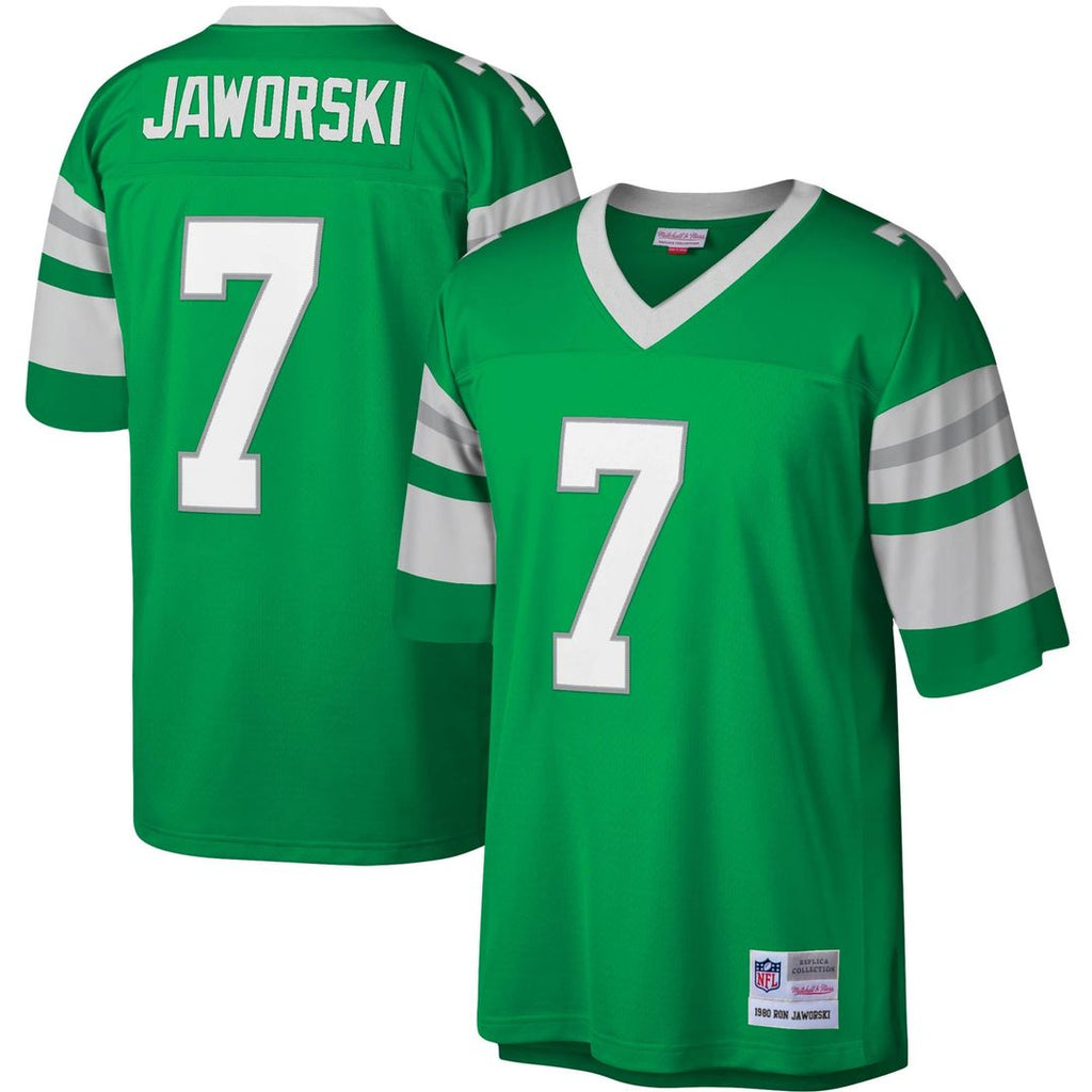 Philadelphia Eagles Ron Jaworski Mitchell & Ness Legacy Replica Jersey - Kelly Green