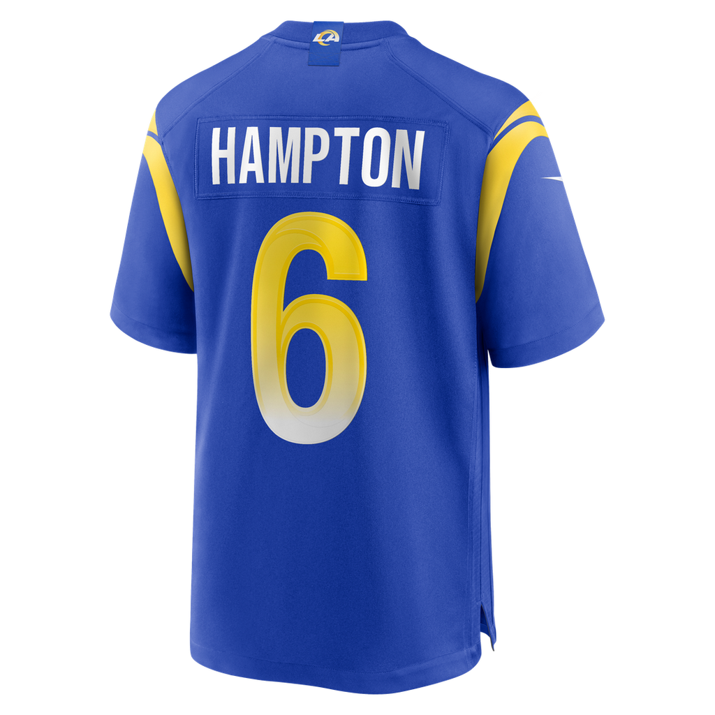 Los Angeles Rams Nick Hampton Nike Team Game Jersey - Royal