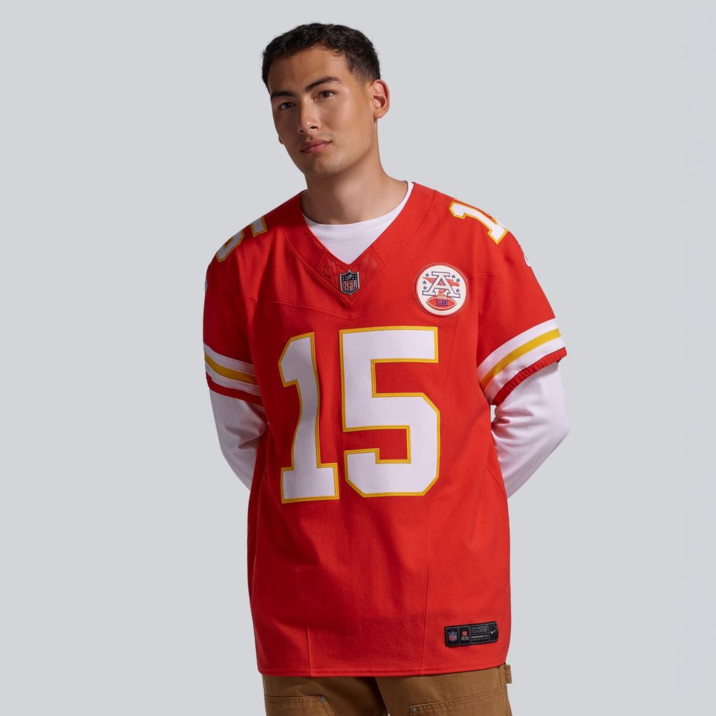 Kansas City Chiefs Patrick Mahomes Nike Team Vapor F.U.S.E. Elite Jersey - Red