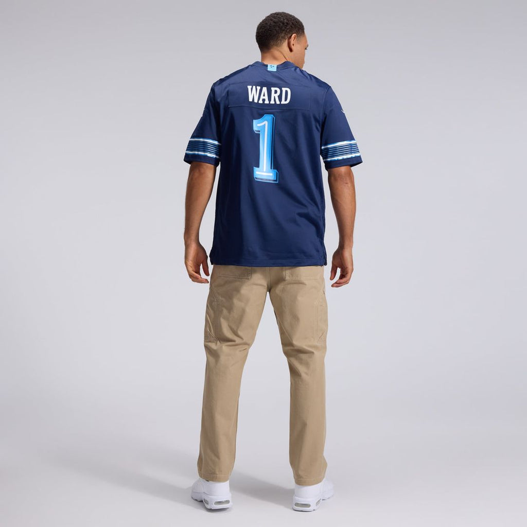 Tennessee Titans Cameron Ward Nike 2026 Rivalries Collection Game Jersey - Navy