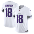 Minnesota Vikings Justin Jefferson Nike Alternate Vapor F.U.S.E. Stitched Limited Jersey - White