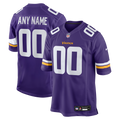 Minnesota Vikings Nike Custom Game Jersey - Purple