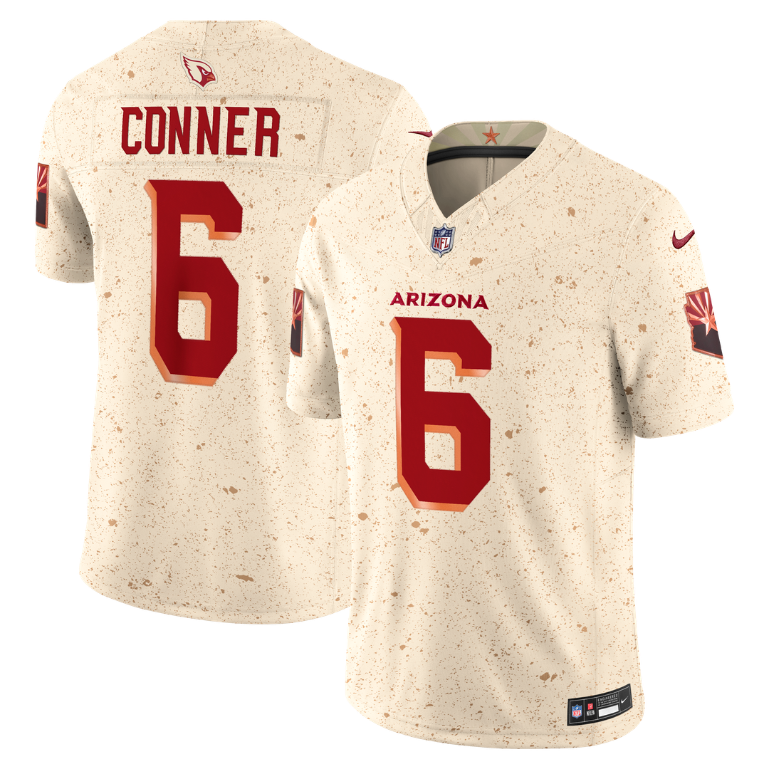 Arizona Cardinals James Conner Nike Rivalries Collection Stitched Limited Jersey - Natural