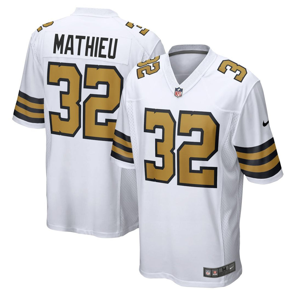 New Orleans Saints Tyrann Mathieu Nike Alternate Game Jersey - White