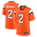 Denver Broncos Patrick Surtain II Nike Team Game Jersey - Orange