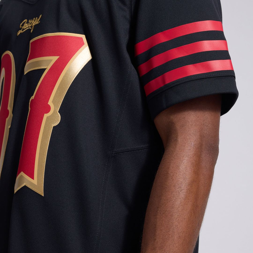 San Francisco 49ers Nick Bosa Nike Rivalries Collection Stitched Limited Jersey - Black