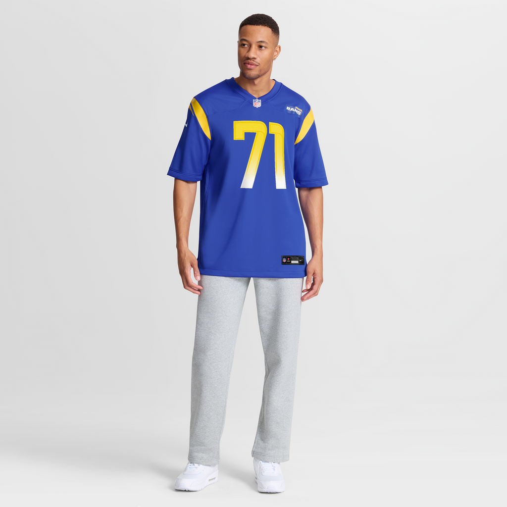 Los Angeles Rams Warren McClendon Jr. Nike Team Game Jersey - Royal
