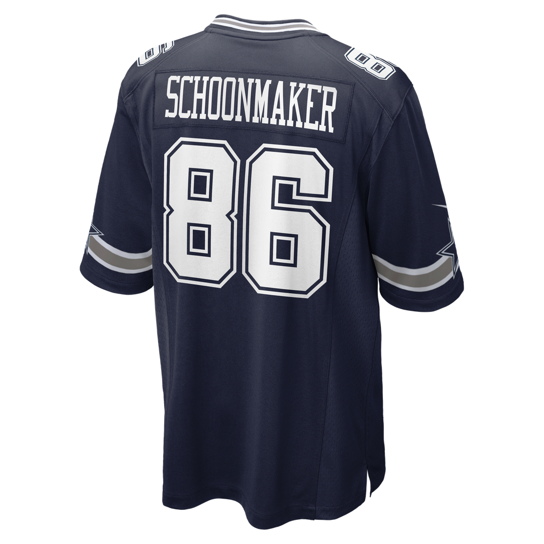 Dallas Cowboys Luke Schoonmaker Nike Team Game Jersey - Navy