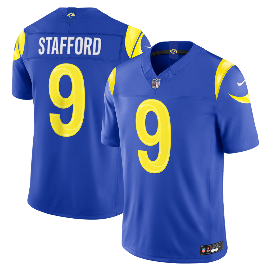 Los Angeles Rams Matthew Stafford Nike Team Vapor F.U.S.E. Stitched Limited Jersey - Royal